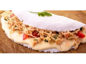 imagem do produto Tapioca de Frango Com Mussarela e Milho