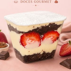 imagem do produto Bolo de pote ninho com morango 