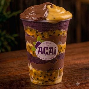 imagem do produto Copo tropical 550ml/ creme de maracujá + creme de avelã 🤎💛