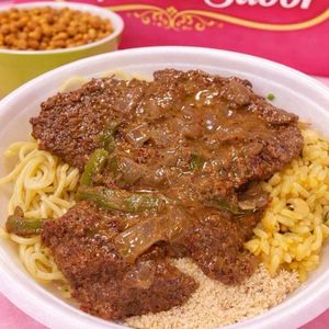 imagem do produto Bife de carne acebolado 