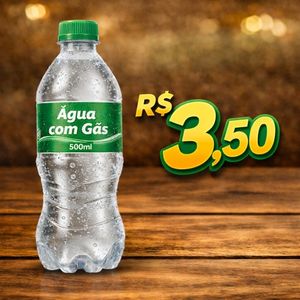 imagem do produto ÁGUA COM GÁS 500 ml