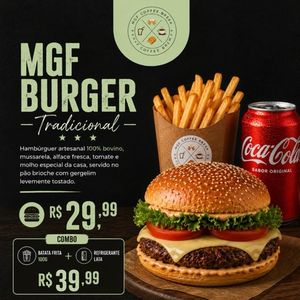 imagem do produto Combo MGF Burguer TRADICIONAL