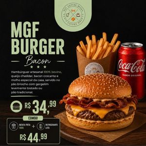 imagem do produto Combo MGF burguer bacon