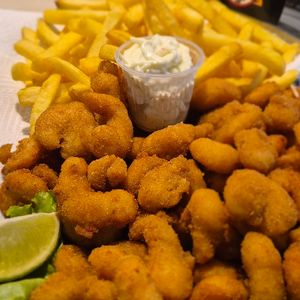 imagem do produto Porção de camarão com fritas Grande