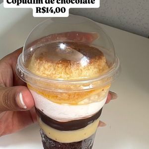 imagem do produto copudim de chocolate