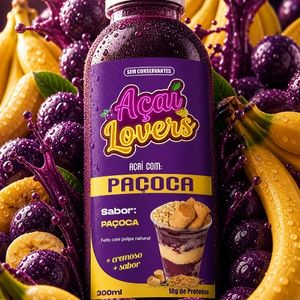imagem do produto Açaí com Calda de Paçoca 