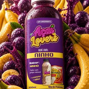 imagem do produto Açaí com Calda de Ninho 