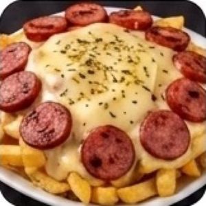 imagem do produto BATATA GOURMET 200g (2) Batata , calabresa fatiada , catupiry por cima 🤩
