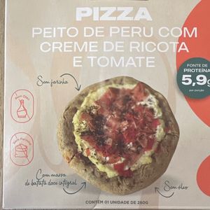 imagem do produto Pizza de peito de peru com creme de ricota