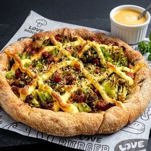imagem do produto Pizza de brócolis com bacon