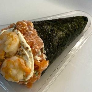 imagem do produto TEMAKI SALMAO E CAMARAO SEM ARROZ UN