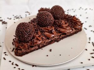 imagem do produto Fatia de Brownie - Chocolate c/ Brigadeiro