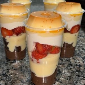 imagem do produto Copudim com Morangos