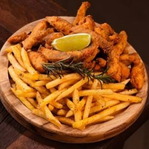 imagem do produto Porção de fritas com peixe 