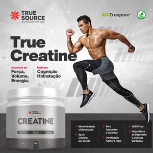 imagem do produto TRUE CREATINA 100% PURE 300G