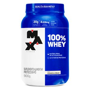 imagem do produto 100% WHEY MAX TITANIUM 900G