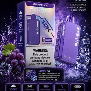 imagem do produto Nikbar 10k - GRAPE ICE