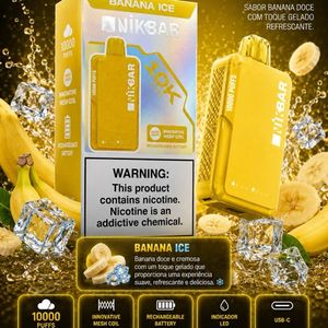 imagem do produto NikBar 10k - BANANA ICE 