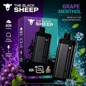 imagem do produto BLACK SHEEP 40k - GRAPE/MENTHOL