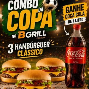 imagem do produto Hambúrgueres 3 + coca cola 1litro