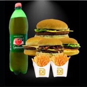 imagem do produto COMBO 5 : 4X (4 X + 2 Batatas + 1 Refrigerante 1,5 L)