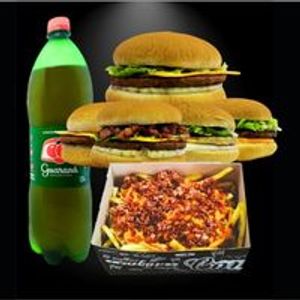 imagem do produto COMBO 6 : TURBO X (5 X + 1 Barca + 1 Refrigerante 1,5 L)