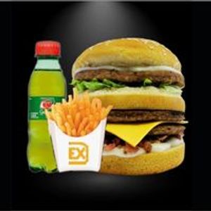 imagem do produto COMBO 23 : TRI BIG BACON (1 Tri Big Bacon + 1 Batata + 1 Refrigerante 200 ml)