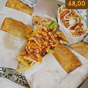 imagem do produto 1 Hambúrguer/ 1 Especial/ 4 Pastel/ Batata P