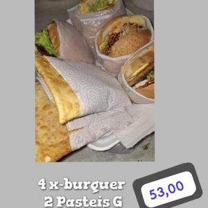 imagem do produto 4 x-burguer/ 2 Pastel 