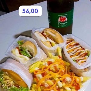 imagem do produto 3 Hambúrguer/ Batata P/ 1 Especial/ Refri 1Lt