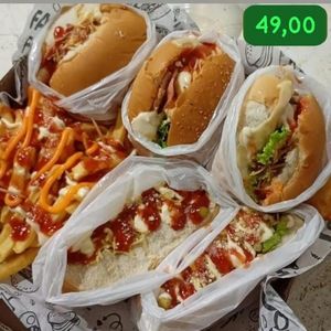 imagem do produto 3 Hambúrguer/ 2 Hot Simples/ BatataP