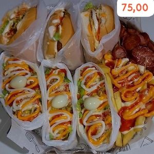 imagem do produto 3 Hambúrguer/ 3 Especial/ Batata+ Calabresa 