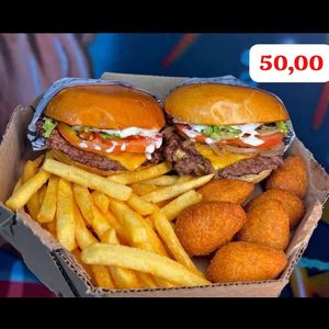 imagem do produto 2 x-burguer/ 6 coxinhas/ babataP