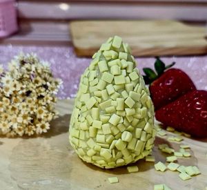 imagem do produto Coxinha de morango com brigadeiro de Pistache