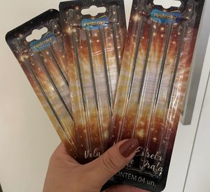 imagem do produto Vela estrela dourada