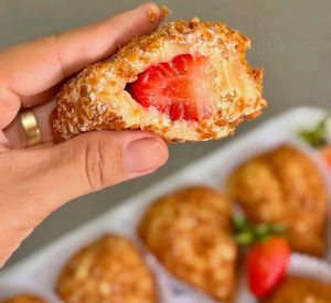 imagem do produto Brigadeirão Caramelo salgado e Morango
