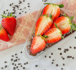 imagem do produto Fatia Brownie Brigadeiro e Morango