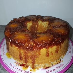 imagem do produto Bolo de abacaxi caramelizado.