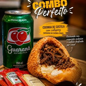 imagem do produto 1 guaraná lata + 1 coxinha de costela com cream chesse da grande 