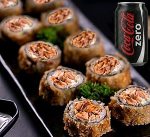 imagem do produto Hot Roll Salmão (10 Peças) + Coca Zero