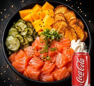 imagem do produto Combo Poke Kaze + Coca-Cola