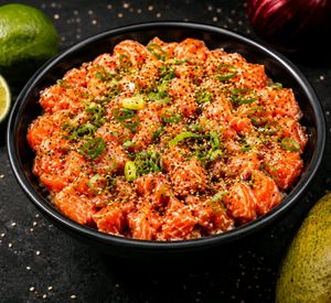 imagem do produto Mega Temaki Aberto no Bowl (Foco em Salmão - 450g)