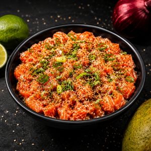 imagem do produto Mega Temaki Aberto no Bowl (Foco em Salmão - 450g)