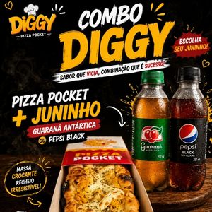 imagem do produto PIZZA POCKET + GUARANÁ OU PEPSI 200 ML