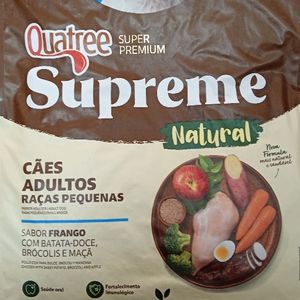 imagem do produto RAÇÃO QUATREE SUPER PREMIUM SUPREME NATURAL CÃES ADULTO RAÇAS PEQUENAS FRANGO BATATA DOCE 15KG