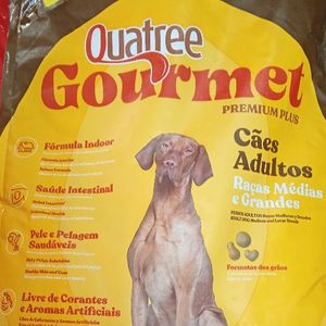 imagem do produto RAÇÃO QUATREE GOURMET PREMIUM PLUS CÃO ADULTO RAÇAS MÉDIAS GRANDE 10.1KG