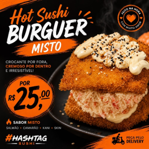 imagem do produto Sushi Burguer Misto Hot