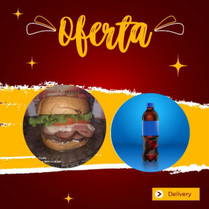 imagem do produto 1 X calabresa e um refri de 500ML