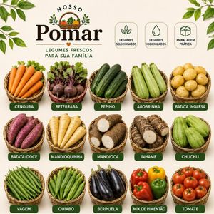 imagem do produto Legumes e Verduras Higienizados Avulsos - A partir de R$ 5,99 - 250g