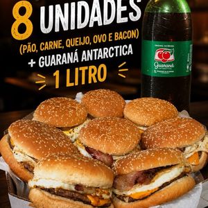 imagem do produto  8 X EGG BACON + GUARANÁ ANTARCTICA 1L